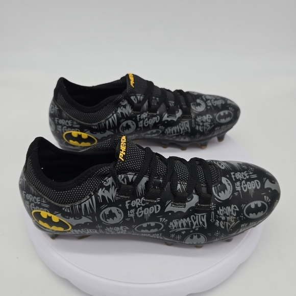 Phenom Elite Shoes Men 5.5 Batman Football Cleats Velocity 2.0 - Picture 9 of 10